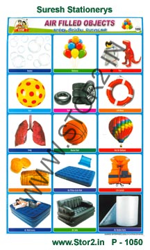 Air Filled Objects-Picture Chart No.-1050