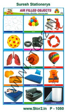 Air Filled Objects-Picture Chart No.-1050