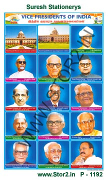 Vice Presidents of India-Picture Chart No.-1192