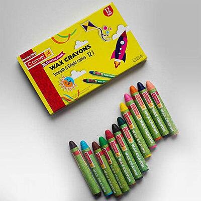 Camel - Wax Crayons - 12 Shades