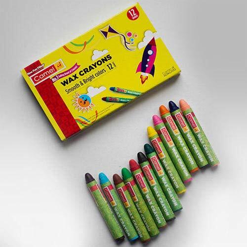 Camel - Wax Crayons - 12 Shades