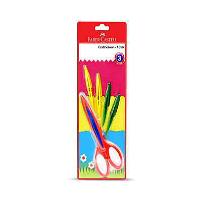 Faber Castell - Craft Scissors - 3 Cuts