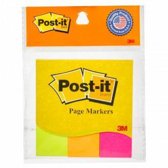 3M - Post-it - 3 Colour Page Markers - 2.5cm x 7.6cm