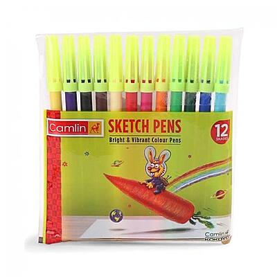 Camlin - Sketch Pens - 12 Shades Set