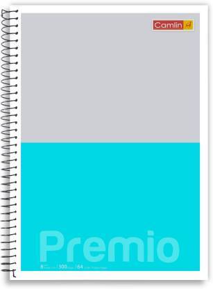 Camlin - Premio -Ruled -A4 -Spiral 5 Subject Notebook - 300P