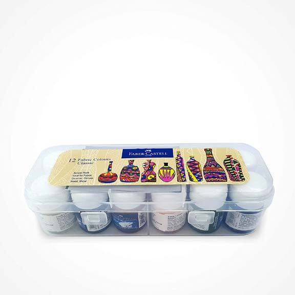 Faber Castell - Classic Fabric Colours - 12 Shades - 10 ML