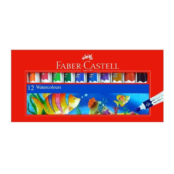 Faber Castell - Water Colour Tubes - 12 Shades
