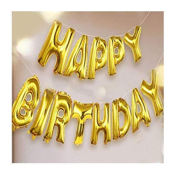 Happy Birthday - Letter Foil Baloons