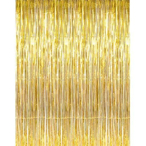 Metallic Foil Fringe Curtain - 6Ft x 6Ft