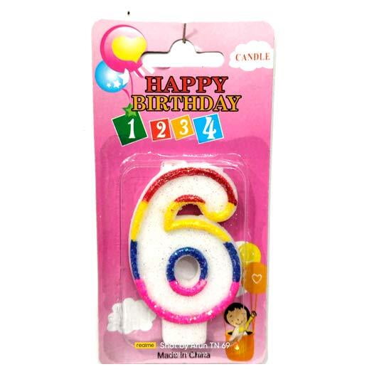 Number Birthday Candles