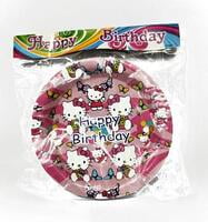 Cartoon Themed Disposable Paper Plates - 15cm - 10s Pack