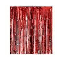 Metallic Foil Fringe Curtain - 6Ft x 6Ft