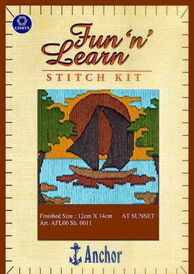 Anchor - Fun N Learn - Stitch Kit 12 cm x 14 cm