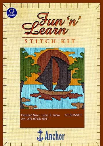 Anchor - Fun N Learn - Stitch Kit 12 cm x 14 cm